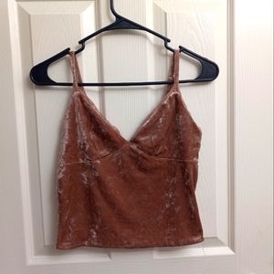pink velvet forever 21 top